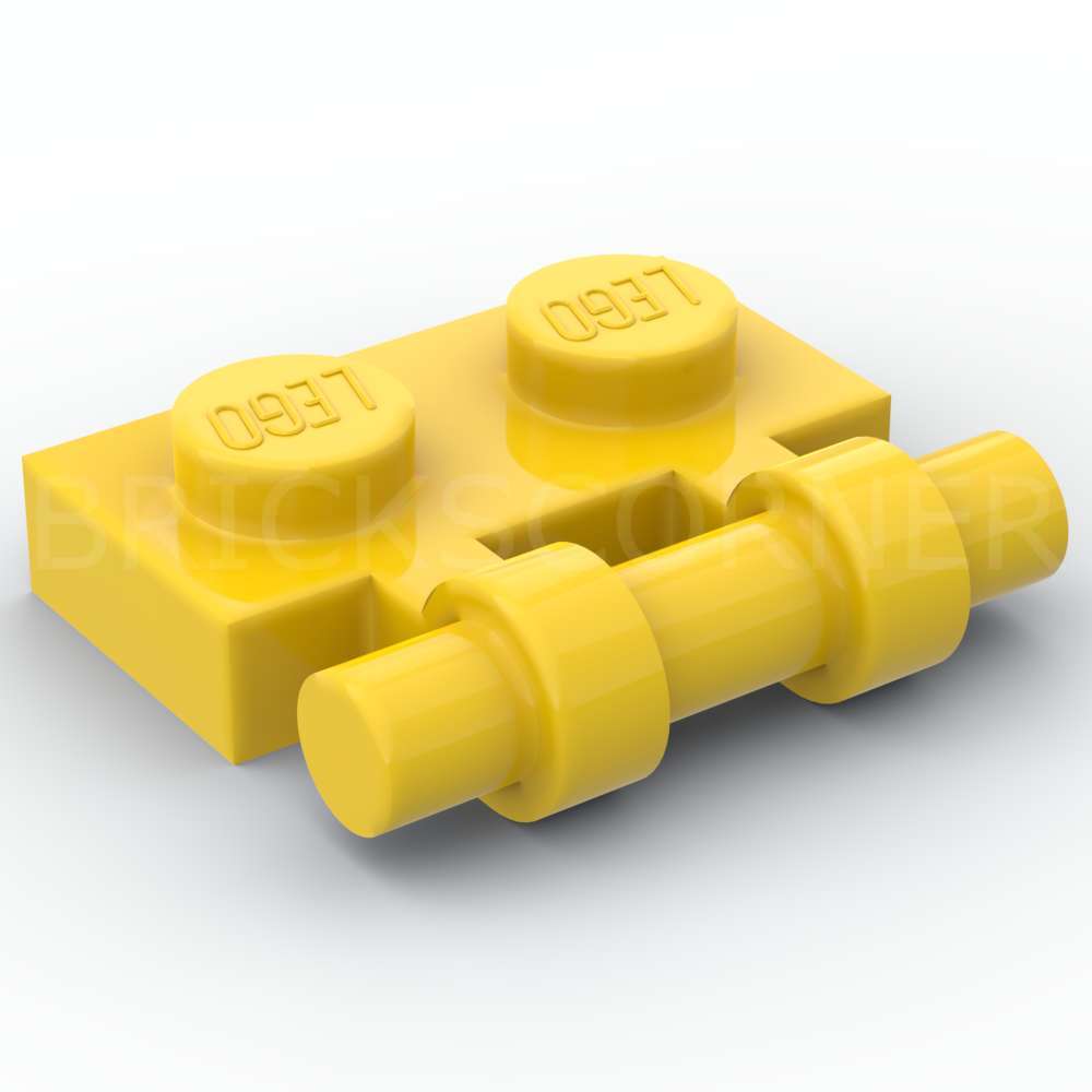 LEGO® Plaque Modifiée 1 x 2 avec Barre / Poignée - 2540 - Jaune