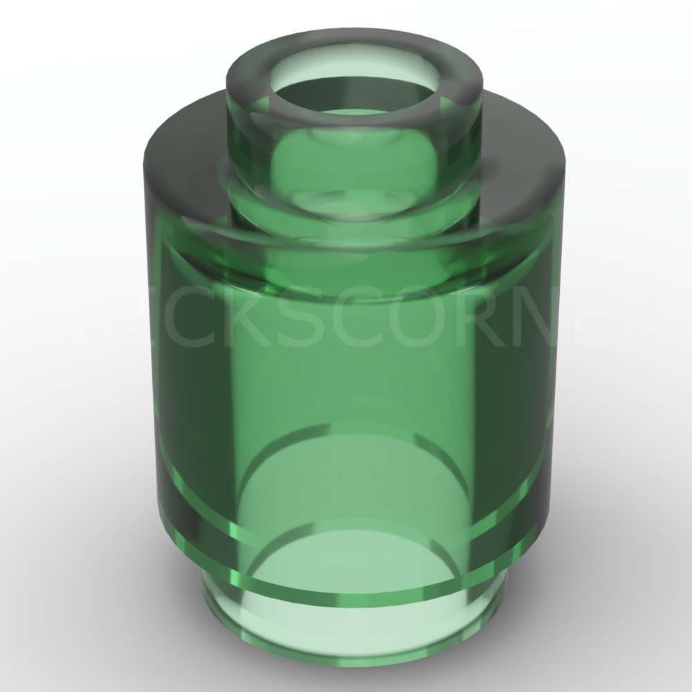 LEGO® Brique Ronde 1 x 1 - 3062b - Vert Transparent