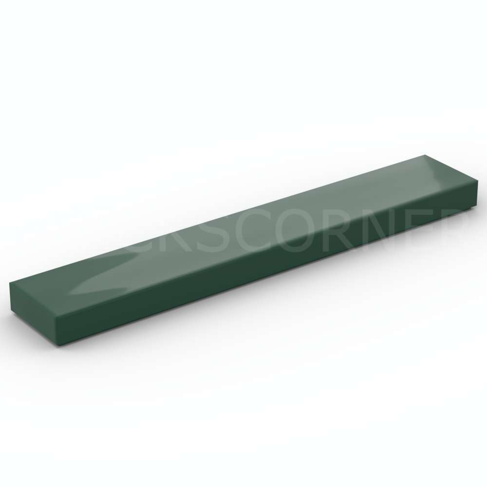 LEGO® Tuile 1 x 6 - 6636 - Vert Foncé