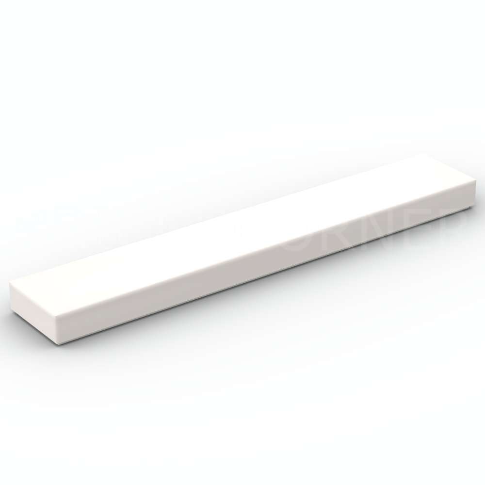 LEGO® Tuile 1 x 6 - 6636 - Blanc