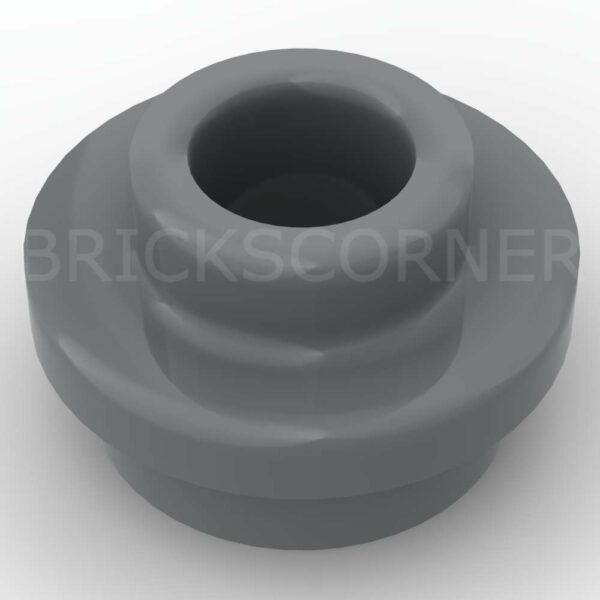 LEGO® Plaque Ronde 1 x 1 Tenon Ouvert - 85861 - Dark Stone Gray