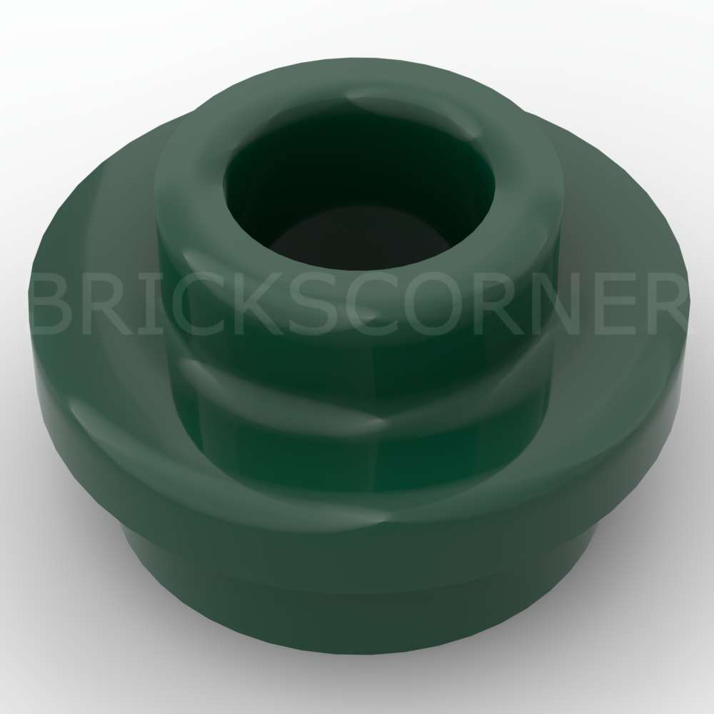 LEGO® Plaque Ronde 1 x 1 Tenon Ouvert - 85861 - Vert Foncé