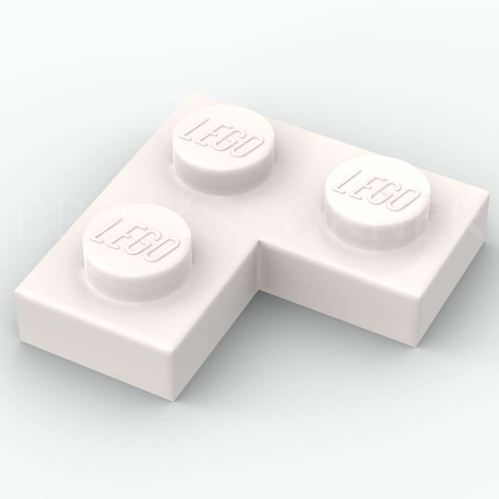 LEGO® Plaque 2 x 2 Angle / Coin - 2420 - Blanc