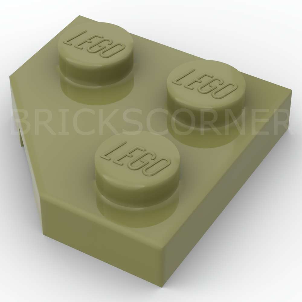 LEGO® Plaque Angulaire 2 x 2 Coin Coupé - 26601 - Vert Olive