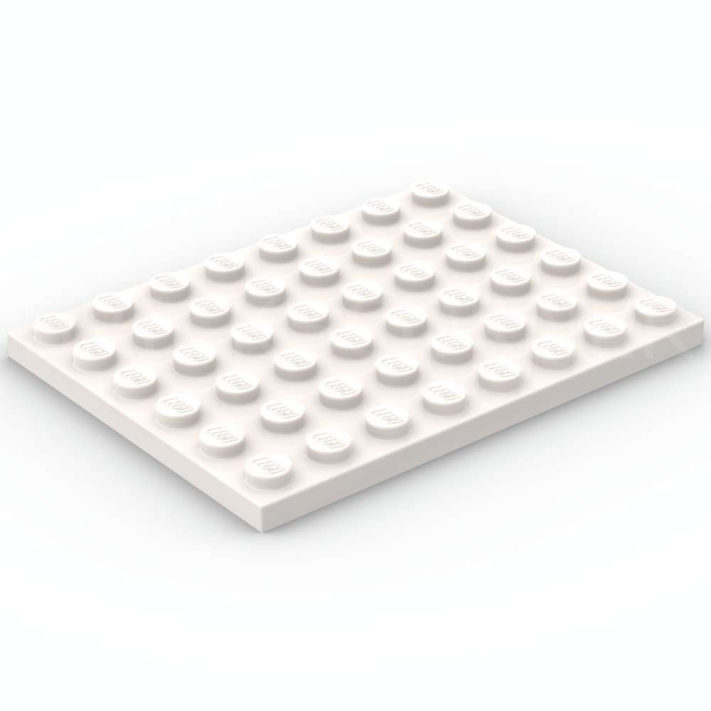 LEGO® Plaque 6 x 8 - 3036 - Blanc