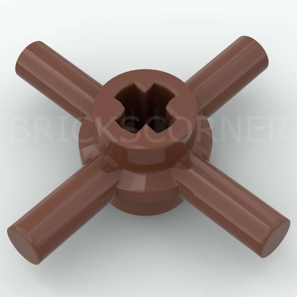LEGO® Technic Connecteur d'Axe avec 4 barres - 68888 - Brun