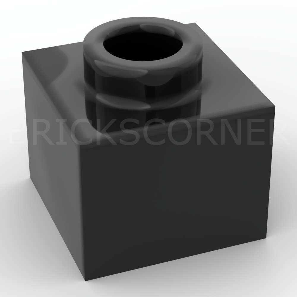 LEGO® Brique Modifiée 1 x 1 x 2/3 - 86996 - Noir