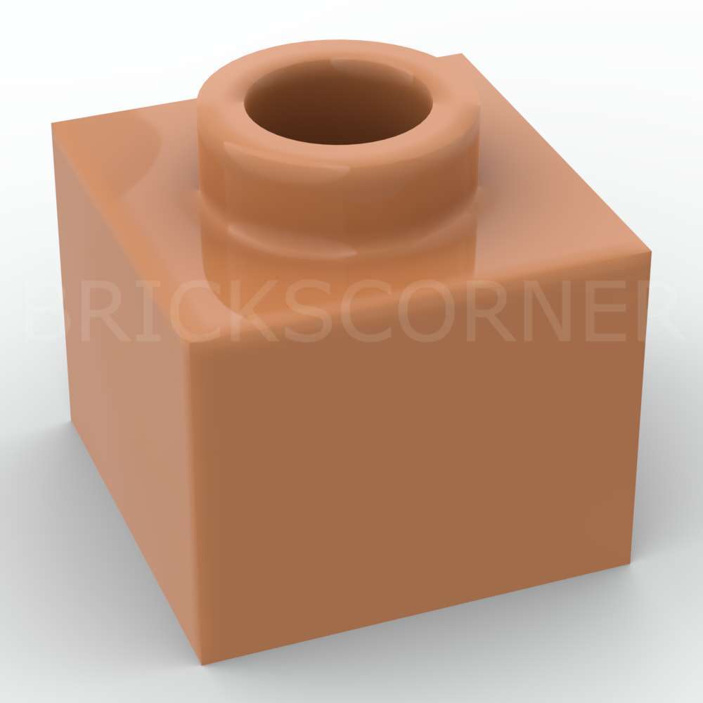 LEGO® Brique Modifiée 1 x 1 x 2/3 - 86996 - Nougat Moyen