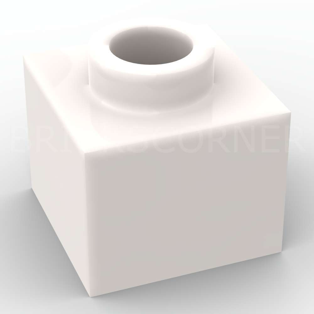LEGO® Brique Modifiée 1 x 1 x 2/3 - 86996 - Blanc