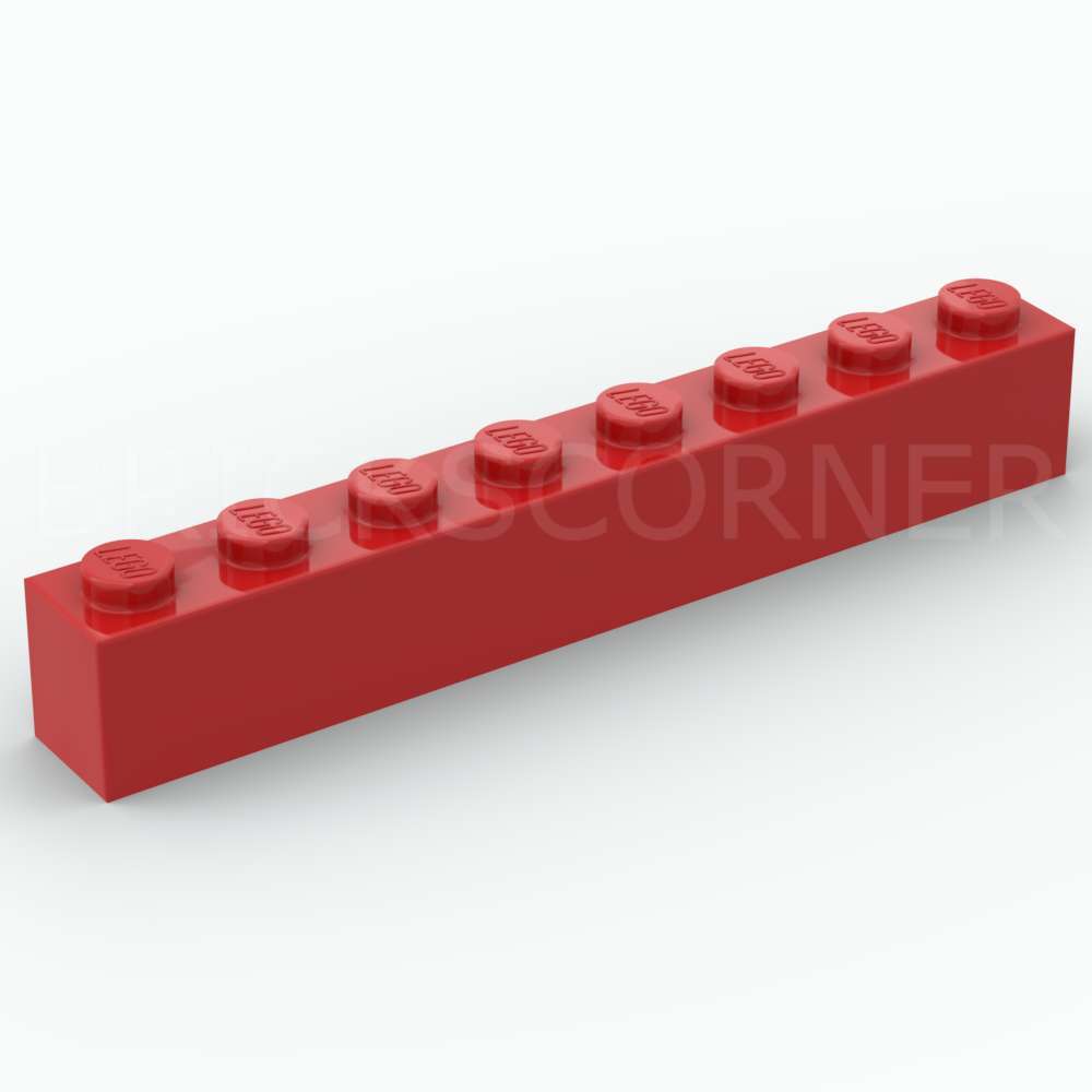 LEGO® Brique 1 x 8 - 3008 - Rouge
