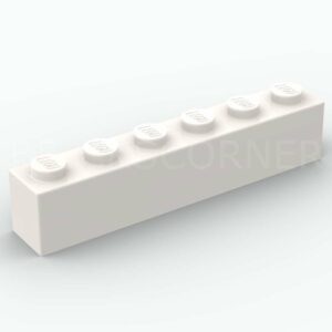 LEGO® Brique 1 x 6 - 3009 - Blanc