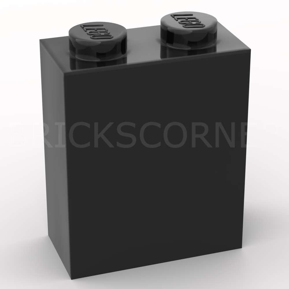 LEGO® Brique 1 x 2 x 2 - 3245c - Noir