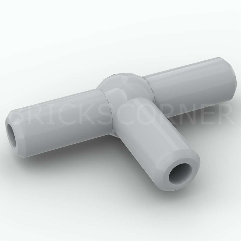 LEGO® Raccord / Joint Pneumatic en T - 4697b - Medium Stone Gray