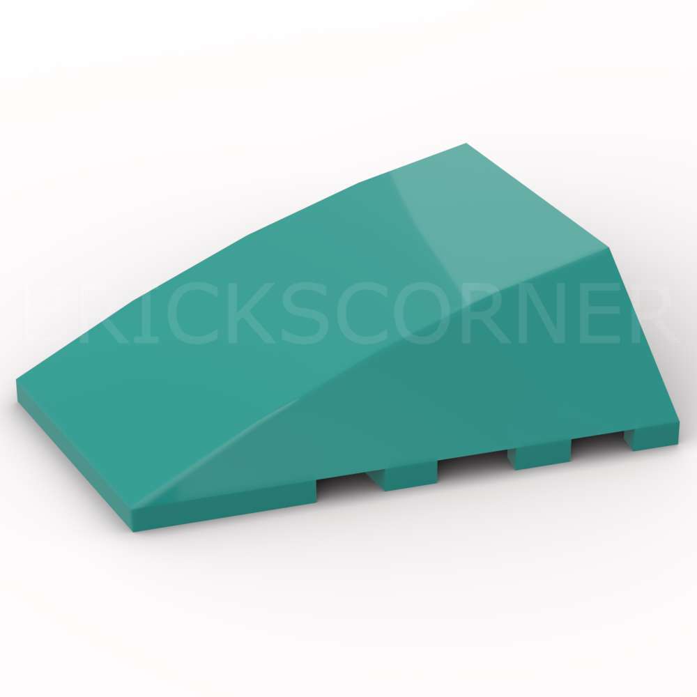 LEGO® Pièce Angulaire 4 x 4 Courbe Triple sans Tenon - 47753 - Turquoise Foncé