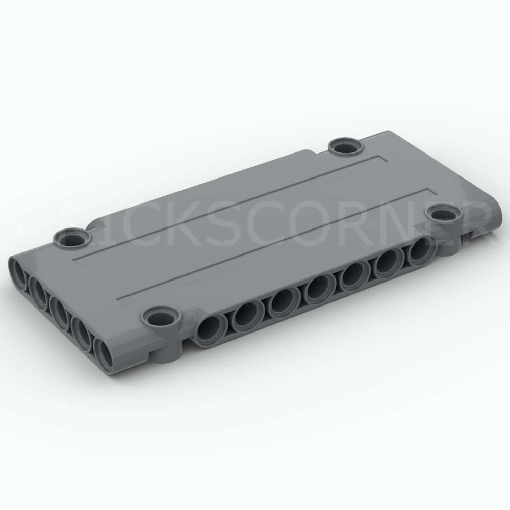 LEGO® Panneau de Structure Technic / Panel 5 x 11 x 1 - 64782 - Dark Stone Gray