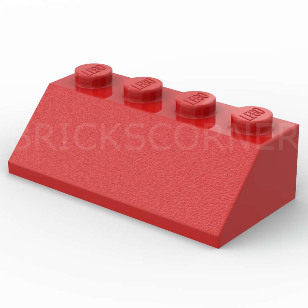 LEGO® Pente 45° 2 x 4 - 3037 - Rouge