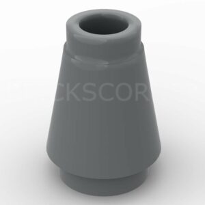 LEGO® Cône 1 x 1 - 4589b - Dark Stone Gray