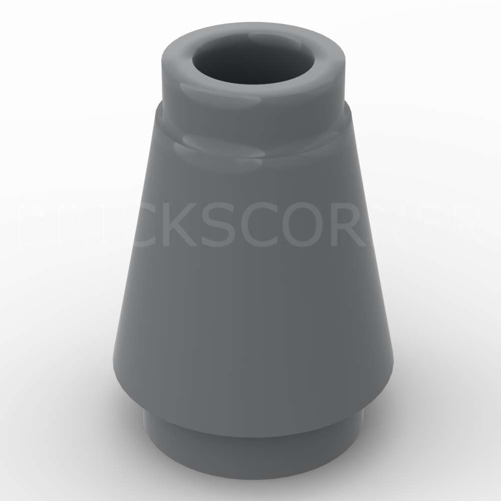 LEGO® Cône 1 x 1 - 4589b - Dark Stone Gray