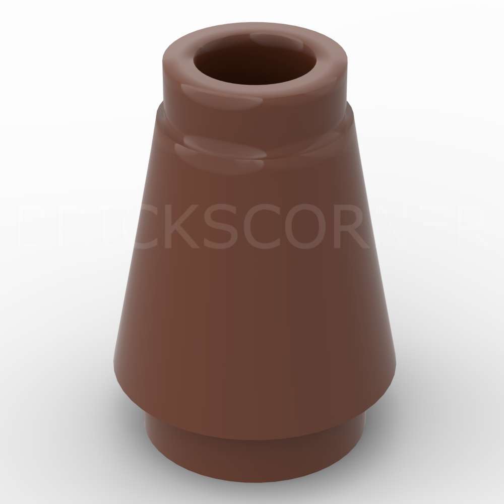 LEGO® Cône 1 x 1 - 4589b - Brun