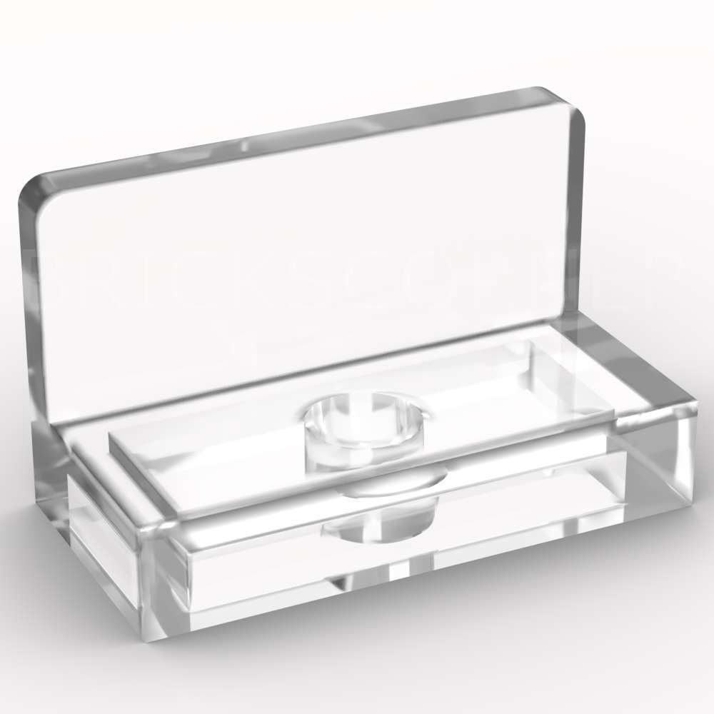 LEGO® Cloison 1 x 2 x 1 - 4865b - Transparent