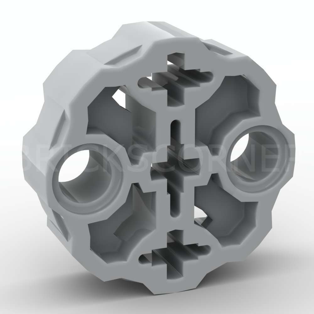 LEGO® Technic Bloc Rond Connecteur Axe et Pin - 98585 - Medium Stone Gray