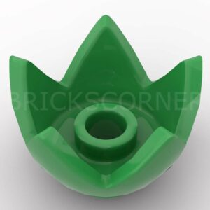 LEGO® Minifigure Couvre-Chef / Plante Couronne 5 Pointes - 39262 - Vert Clair