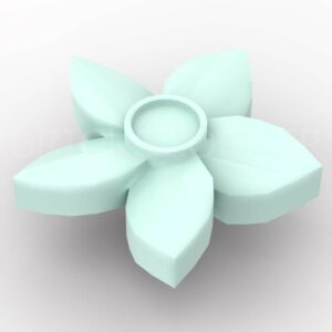 LEGO® Friends Fleurs 5 Pétales Accessoire de Cheveux / Chapeau - 18853 - Bleu Aqua Clair