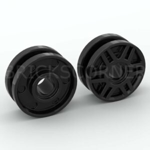 LEGO® Roue / Jante 18mm D. x 8mm - 13971 - Noir