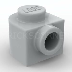 LEGO® Brique Ronde 1 x 1 x 2/3 Demi-Cercle avec Tenon - 3386 - Medium Stone Gray