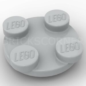 LEGO® Plaque Tournante 2 x 2 Top - 3679 - Medium Stone Gray