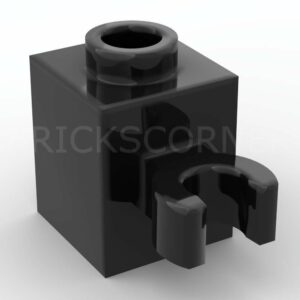 LEGO® Brique Modifiée 1 x 1 avec Clip Vertical - 60475b - Noir