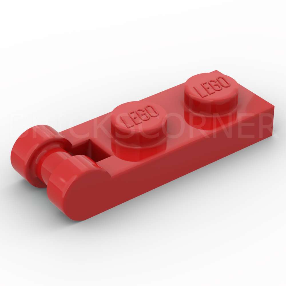 LEGO® Plaque modifiée 1 x 2 avec Barre / Poignée - 60478 - Rouge