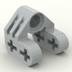 LEGO® Technic Connecteur Perpendiculaire Axe et Pin - 92907 - Medium Stone Gray