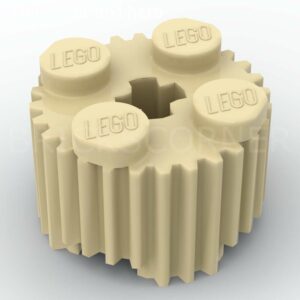 LEGO® Brique Ronde 2 x 2 avec Rainures - 92947 - Beige