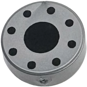 LEGO® Tuile Ronde Décorée 1 x 1 Moyeu de Roue - 98138pb459 - Argent Mat