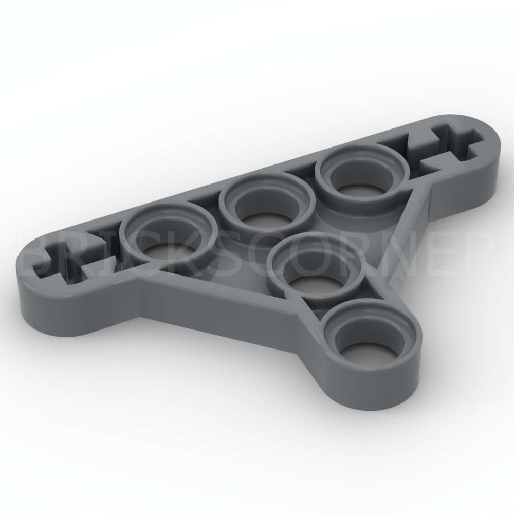 LEGO® Bras de Structure Technic / Liftarm 3 x 5 Triangle - 99773 - Dark Stone Gray