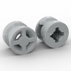 LEGO® Jante 8mm D. x 6mm avec Fente - 34337 - Medium Stone Gray