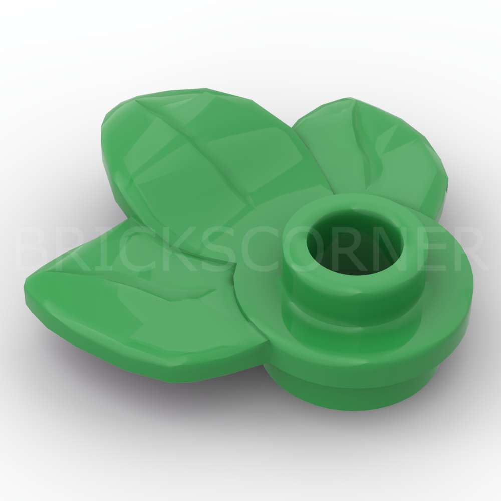 LEGO® Plante 1 x 1 avec 3 Feuilles / Pétales - 32607 - Vert Clair
