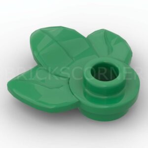 LEGO® Plante 1 x 1 avec 3 Feuilles / Pétales - 32607 - Vert