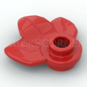 LEGO® Plante 1 x 1 avec 3 Feuilles / Pétales - 32607 - Rouge