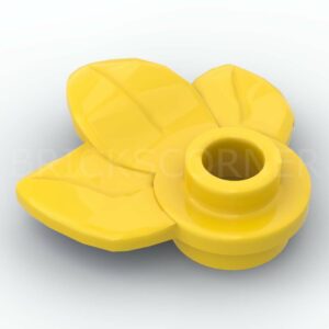 LEGO® Plante 1 x 1 avec 3 Feuilles / Pétales - 32607 - Jaune