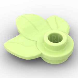 LEGO® Plante 1 x 1 avec 3 Feuilles / Pétales - 32607 - Vert Jaunâtre