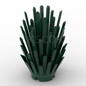 LEGO® Plante Buisson Epineux 2 x 2 x 4 - 6064 - Vert Foncé
