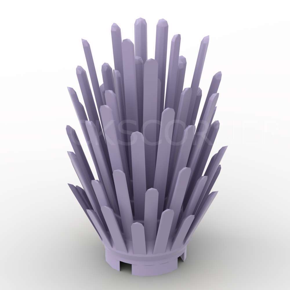 LEGO® Plante Buisson Epineux 2 x 2 x 4 - 6064 - Lavande
